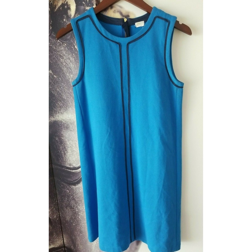 Crewcuts Girls Blue Sleeveless Shift Tunic‎ Dress size 4